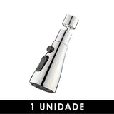 Bico de Torneira Universal 360º com 3 Modos de Água
