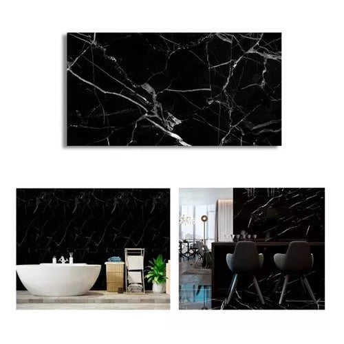 Placa Painel Adesiva Parede Piso Vinílico Mármore 30x60cm