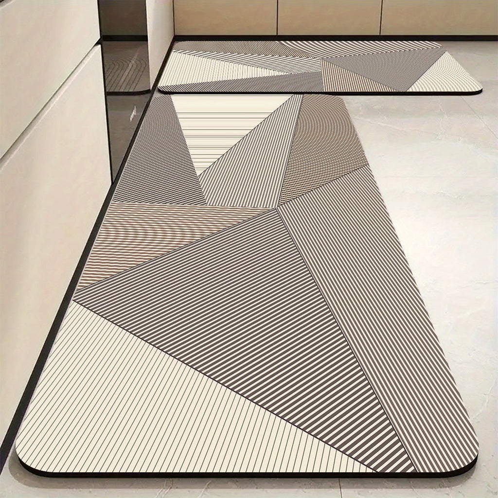 Tapete Minimalista Escandinavo Velvet Antiderrapante e Absorvente