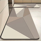 Tapete Minimalista Escandinavo Velvet Antiderrapante e Absorvente