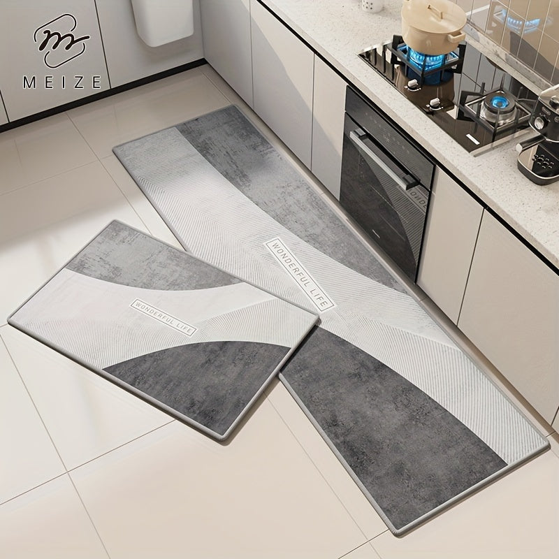 Tapete para Cozinha Antiderrapante Absorvente Premium Croma