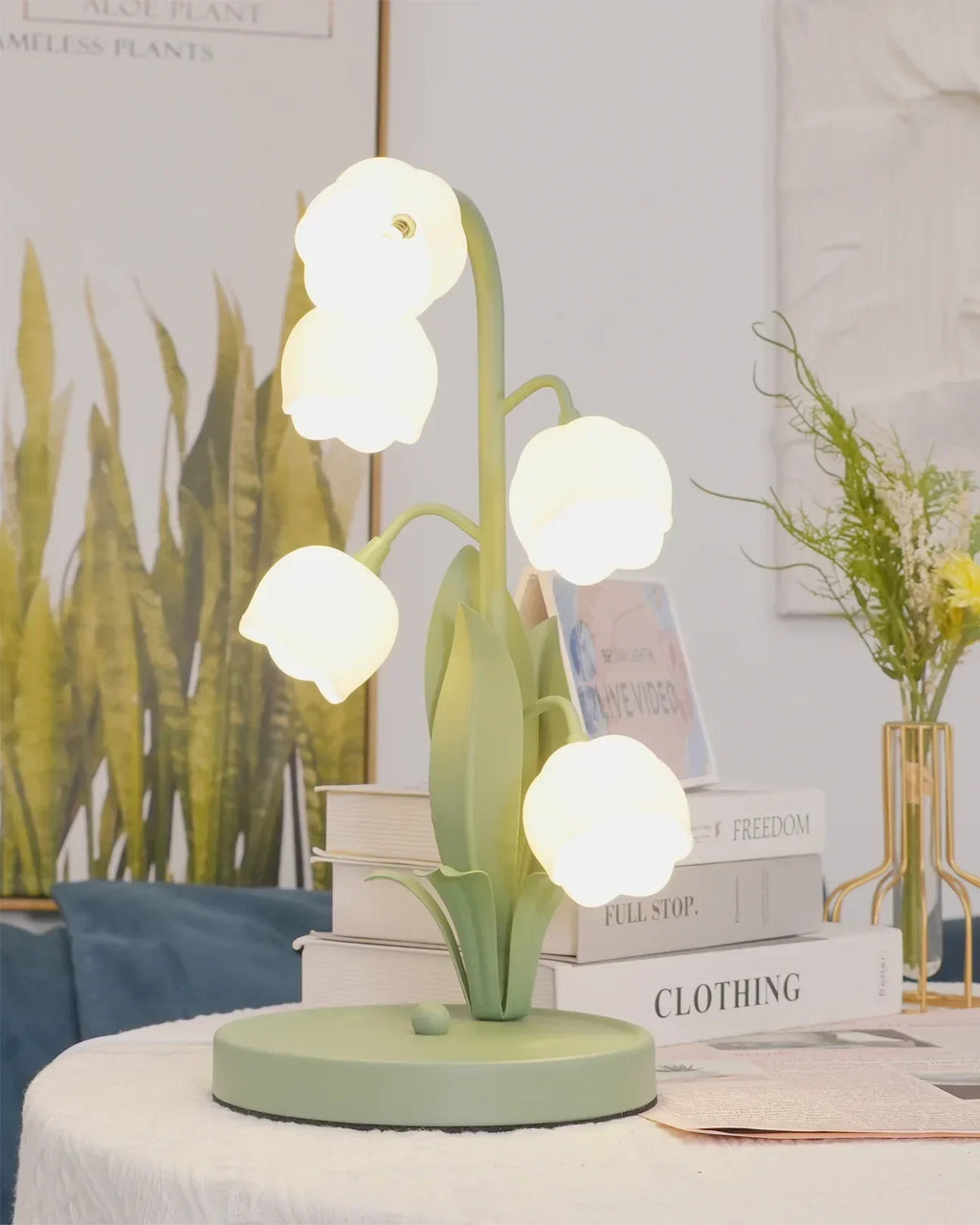 Luminária de Mesa Bell Orchid