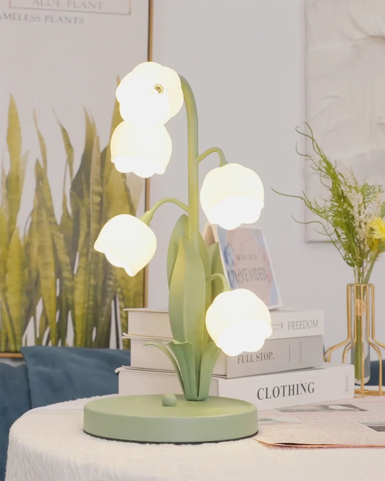 Luminária de Mesa Bell Orchid