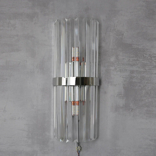 Arandela de Parede Luxuosa em Cristal