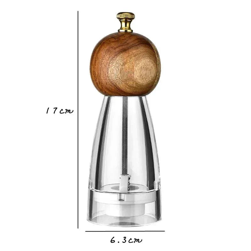 Moedor Manual de Sal e Pimenta em Cerâmica para Cozinha