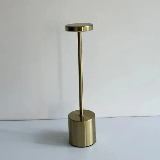 Luminária de Mesa LED Recarregável Sem Fio Metal