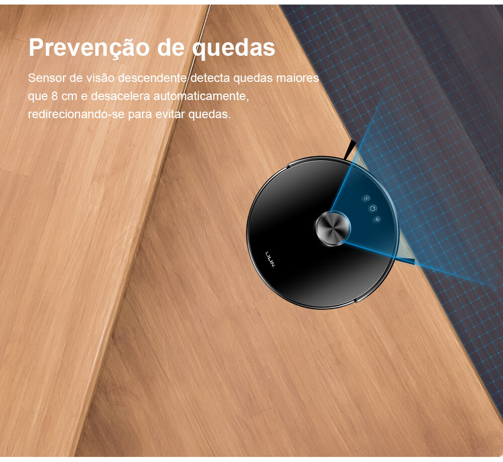 Robô Aspirador XR500 - Aspira e Passa Pano Bivolt