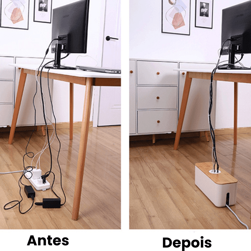 Caixa Organizadora Filtro de Linha Wooden