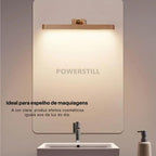 Luminária LED Touch Sem Fio Aura Lux Madeira