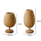 Luminária de Mesa Bambu Rattan