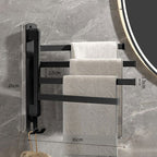 Toalheiro Rotativo Multiuso 360º | Alumínio e Alta Capacidade (20kg)